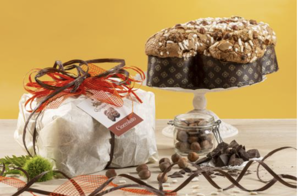Quacquarini - Colomba al Cioccolato glassata con nocciole