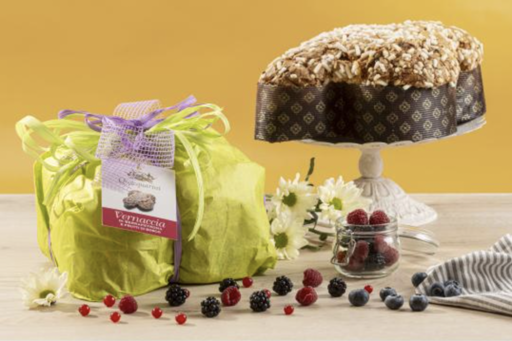 Quacquarini - Colomba alla Vernaccia di Serrapetrona DOCG con uvetta e frutti di bosco